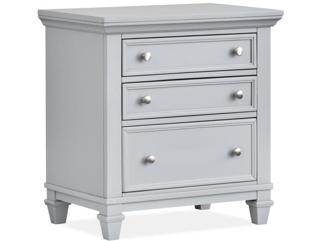 Drawer Nightstand - Grey