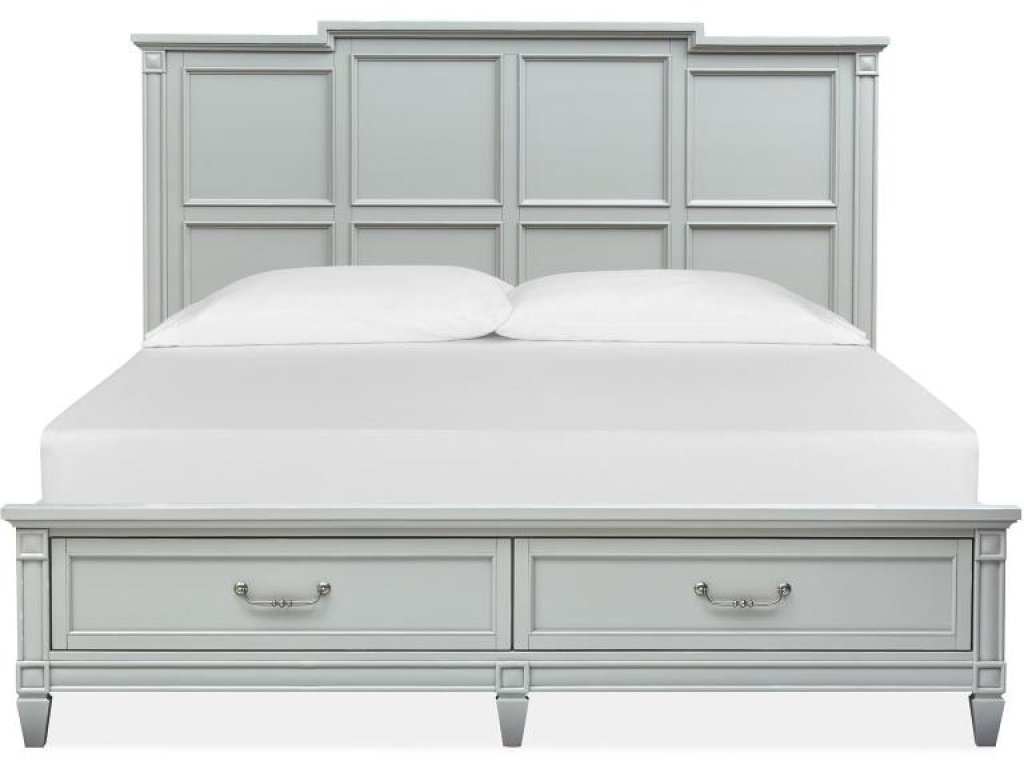 Complete Queen Panel Storage Bed