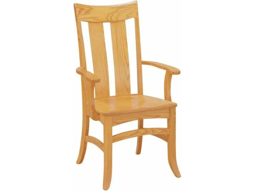 Galveston Arm Chair - Cherry w/Natural Finish