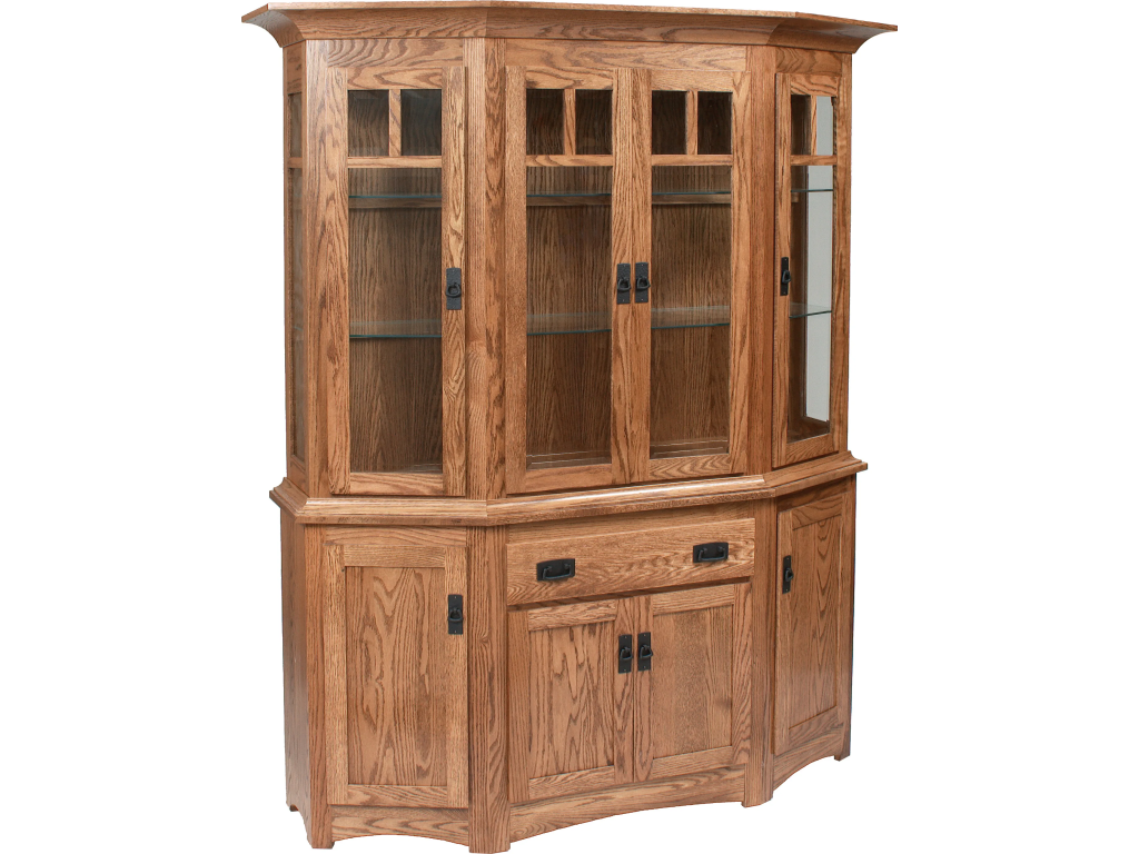 Canted Mission Hutch & Buffet