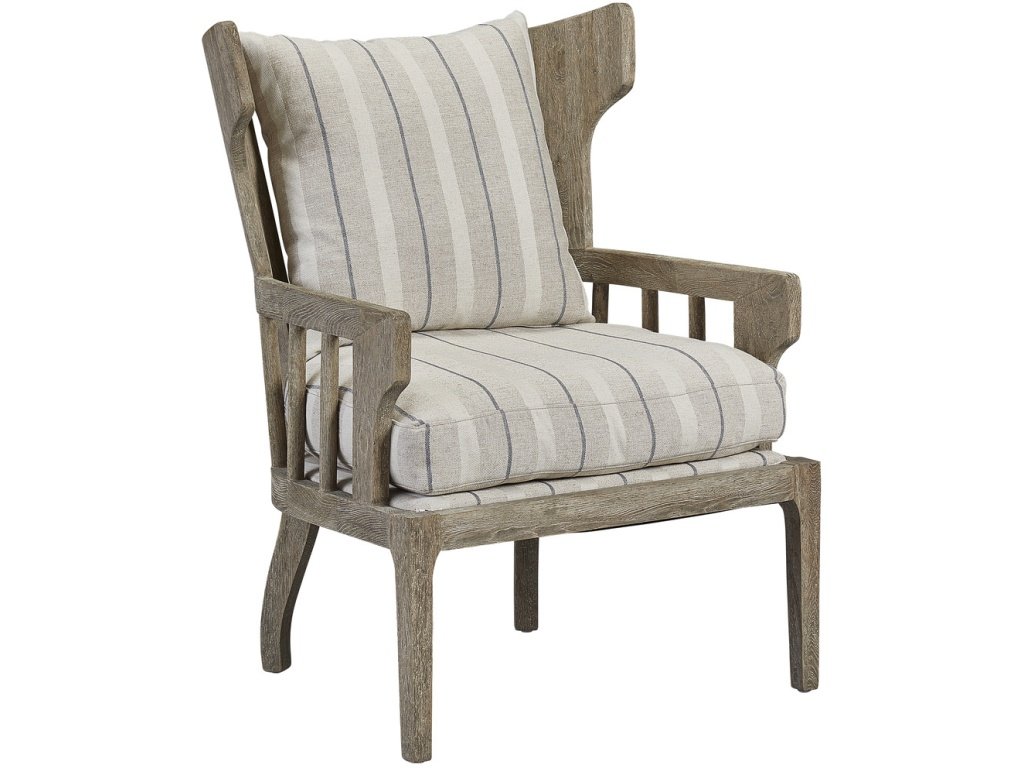 Victory Bars Wingback Wooden Chair