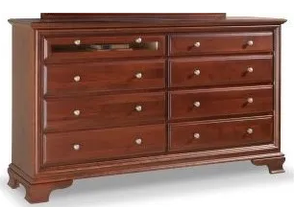 Classic 8-Drawer Double Dresser w/Media Drawer