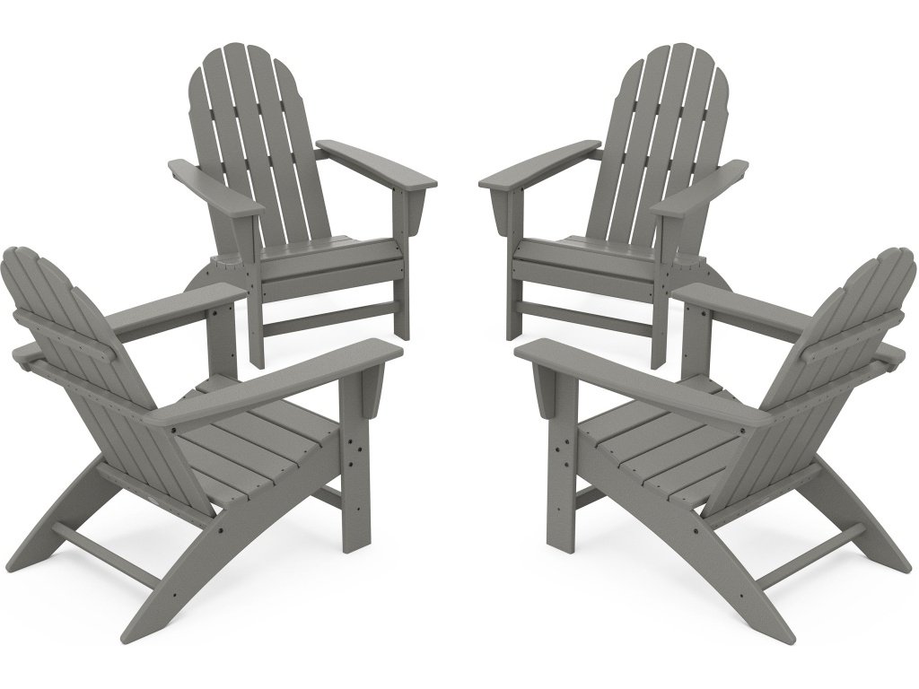Vineyard 4-Piece Adirondack Conversation Set