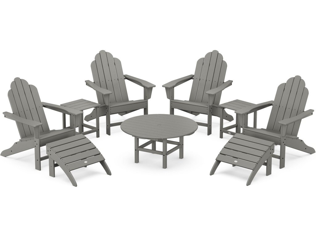 Long Island Adirondack 9-Piece Conversation Group
