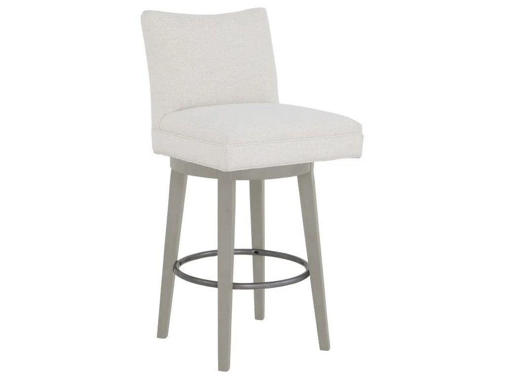 Concave Short Back Swivel Bar Stool 
