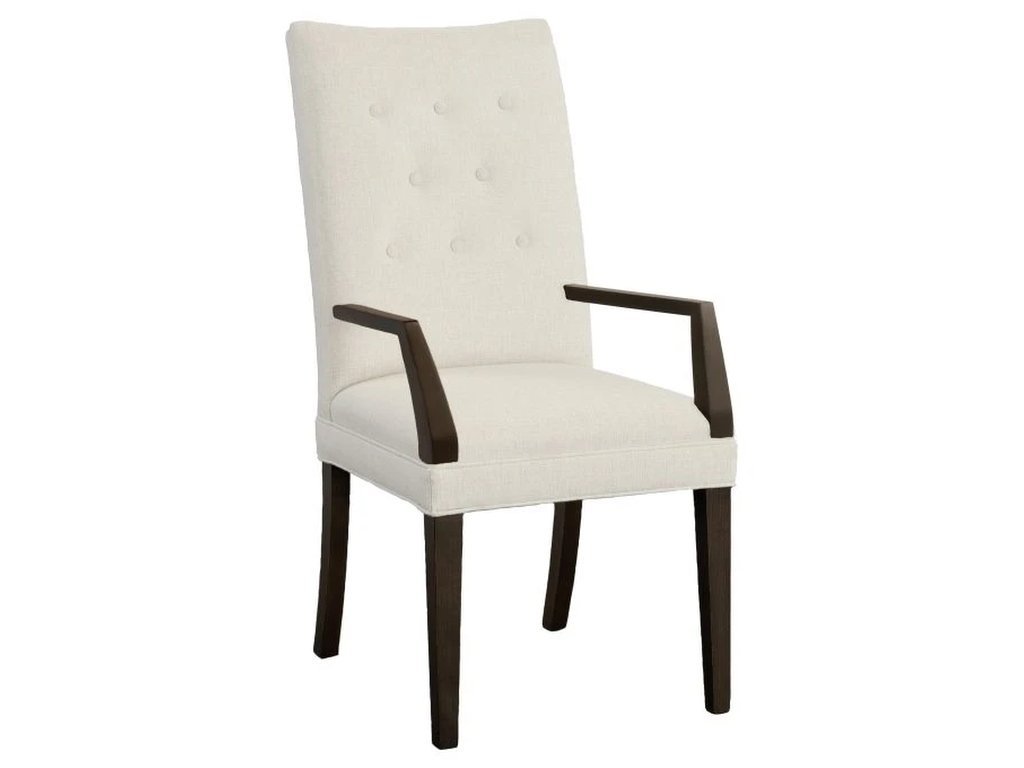 Concave Tall Back Arm Chair 