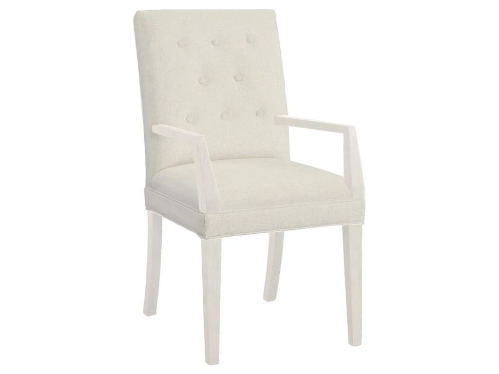 Straight Short Back Arm Chair 