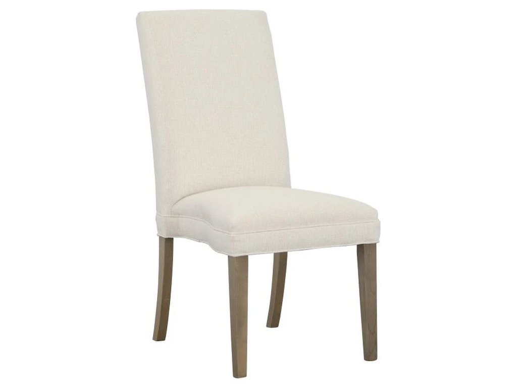 Straight Tall Back Armless Stack Chair 