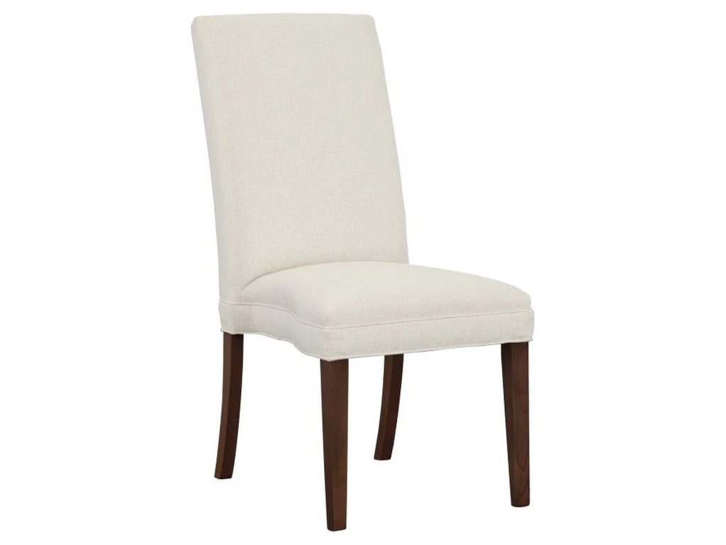 Straight Tall Back Armless Stack Chair 