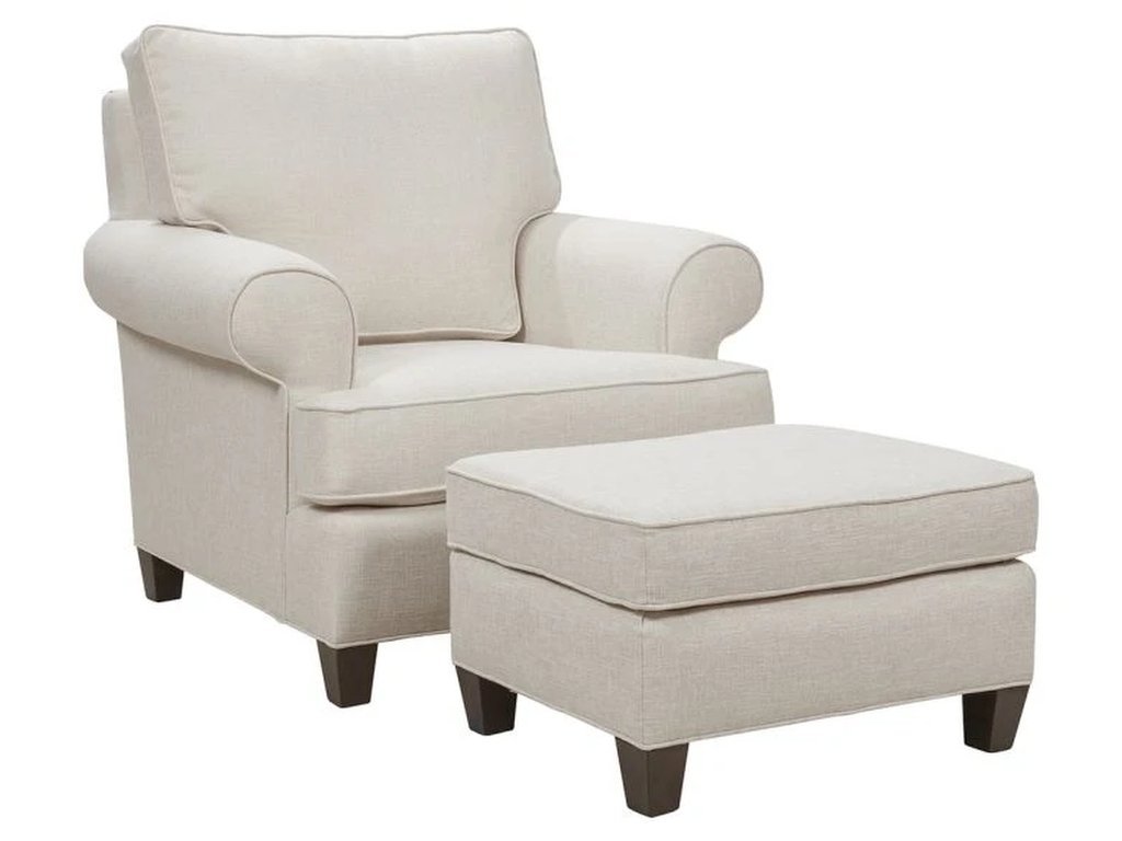 Welted Sock Arm Ottoman 