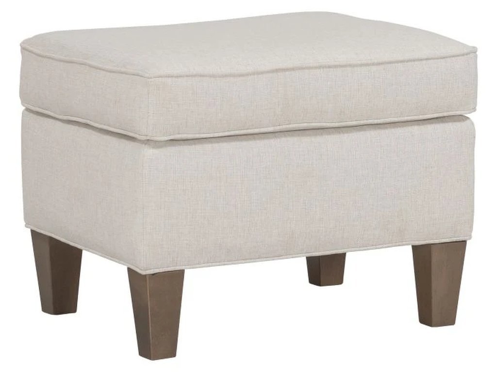 Ottoman With Tapered Leg 