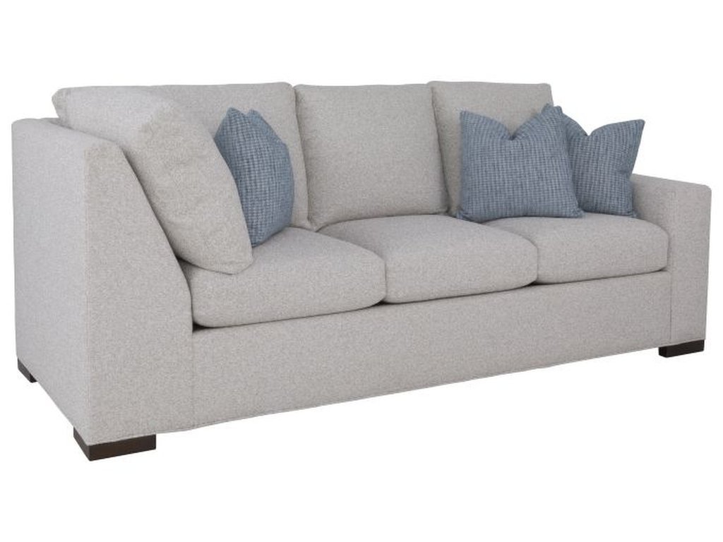 Wide Track Arm Left Arm Facing Corner Sofa For Sleeper 