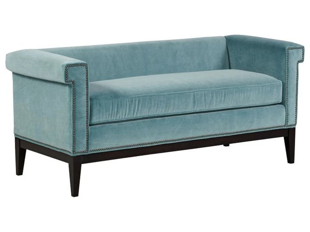 Greek Key Arm With Loose Seat Bench 