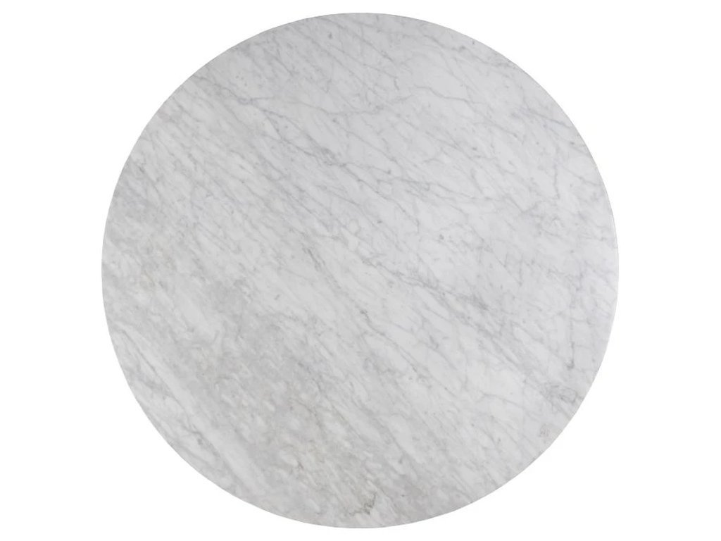Carrara Marble 26 Diameter Table Top With Pencil Edge 
