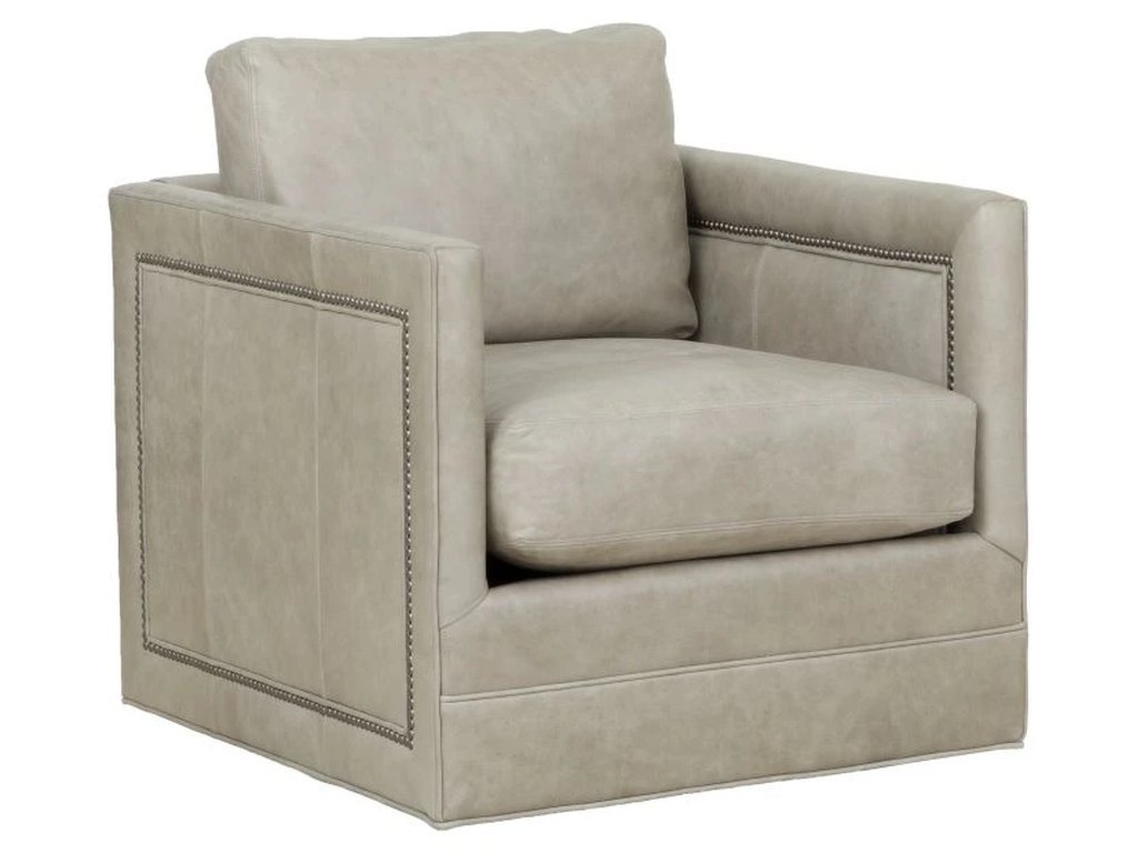 Border Track Arm Swivel Chair 