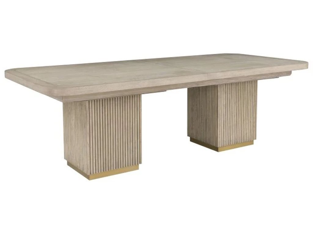 Double Pedestal Dining Table 