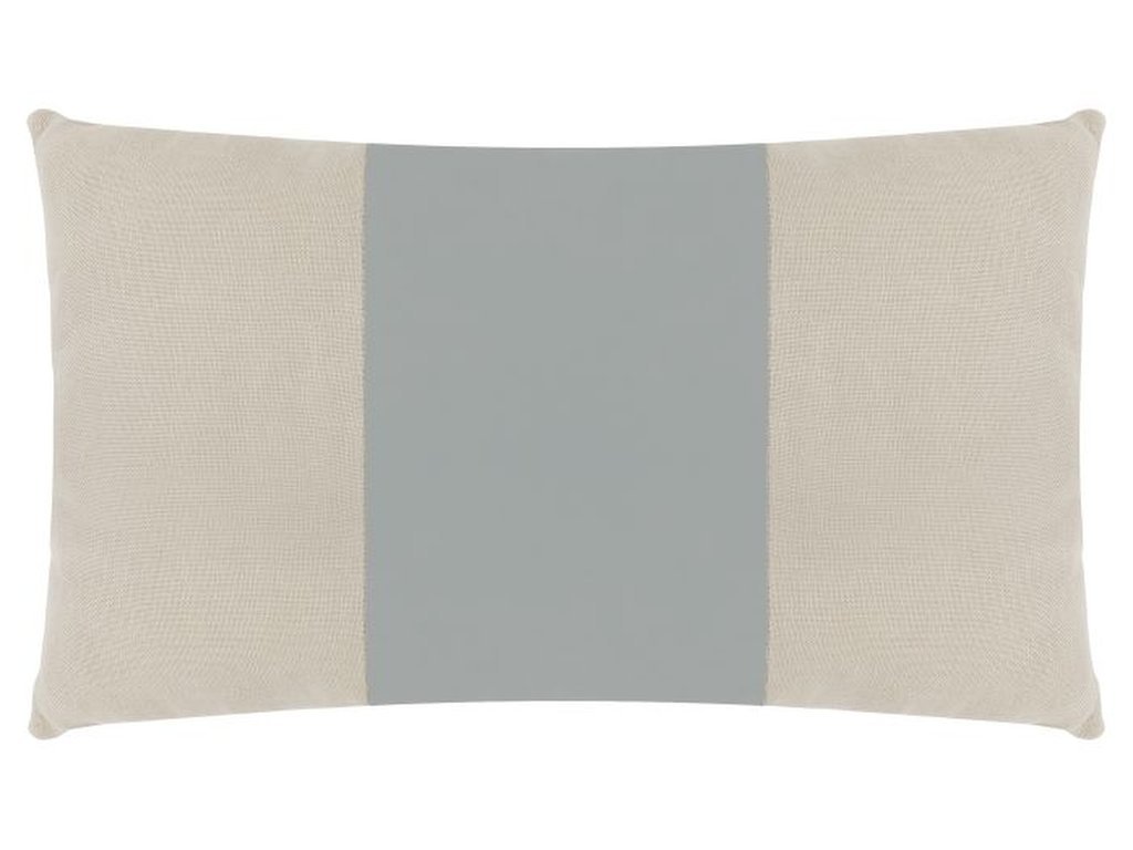 Heron Velvet Linen Kidney Pillow 