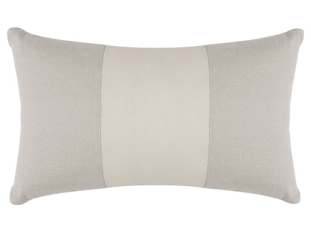 Cream Velvet Linen Throw Pillow 