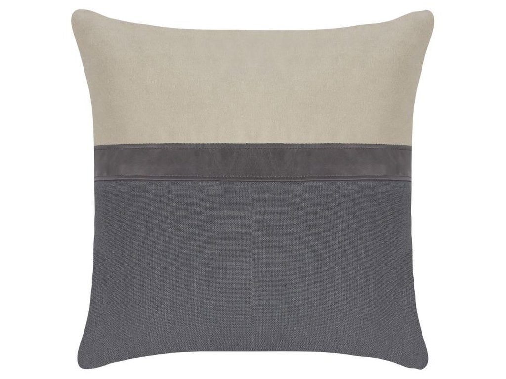 Toffee Velvet Linen Throw Pillow 