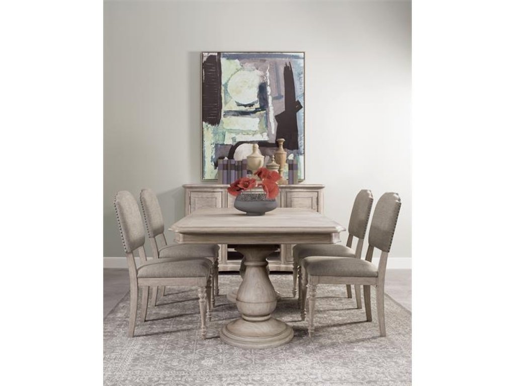 Double Pedestal Table Base