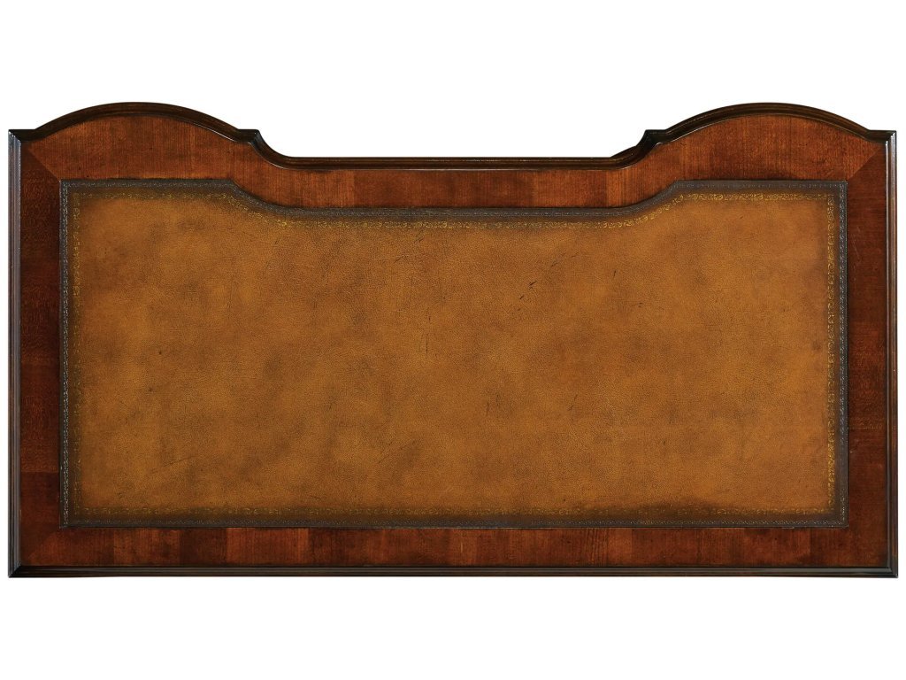Cherry Knee-Hole Desk-Bow Front