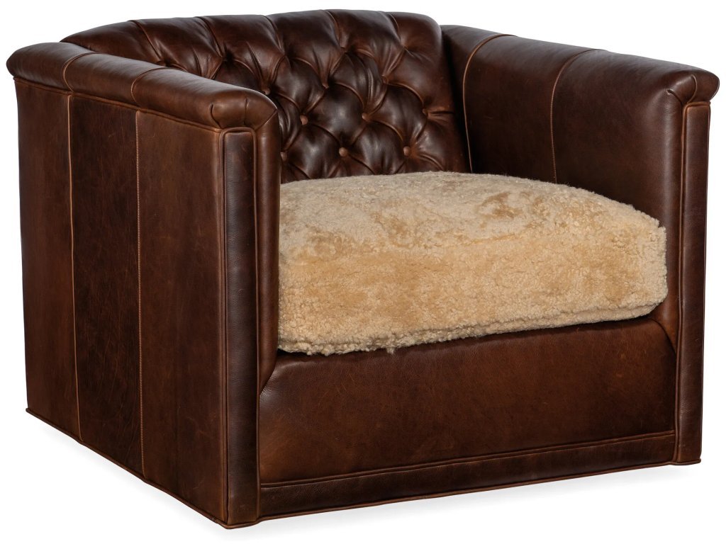 Jaden Swivel Tufted Chair