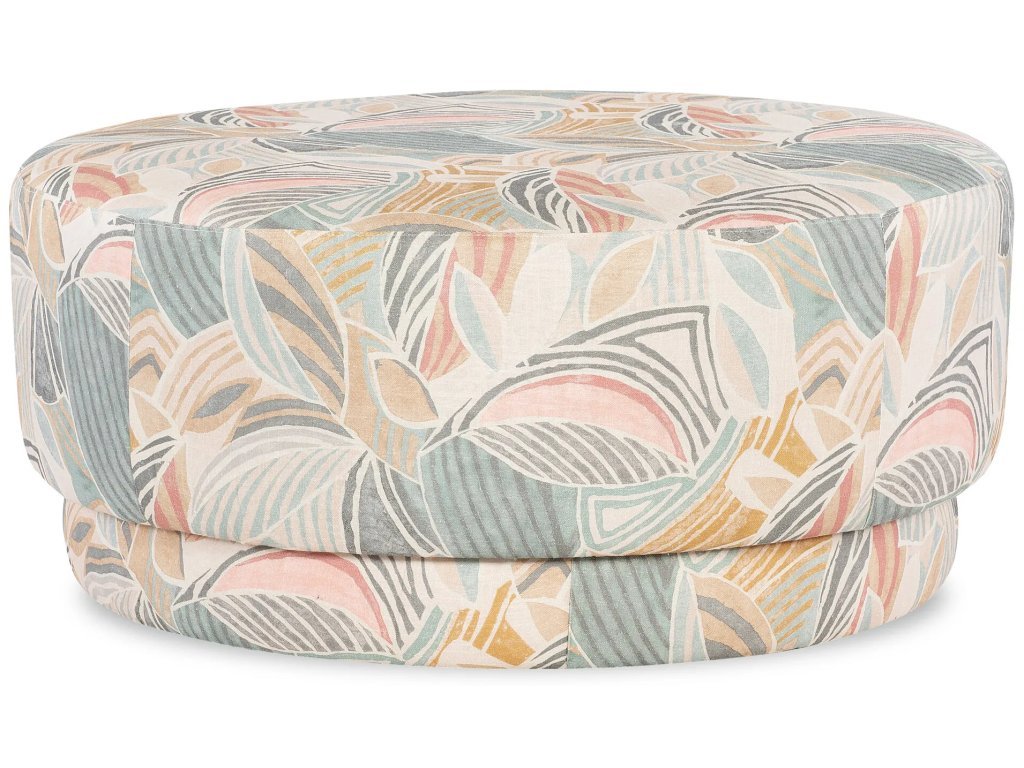 Silas Large Round Ottoman