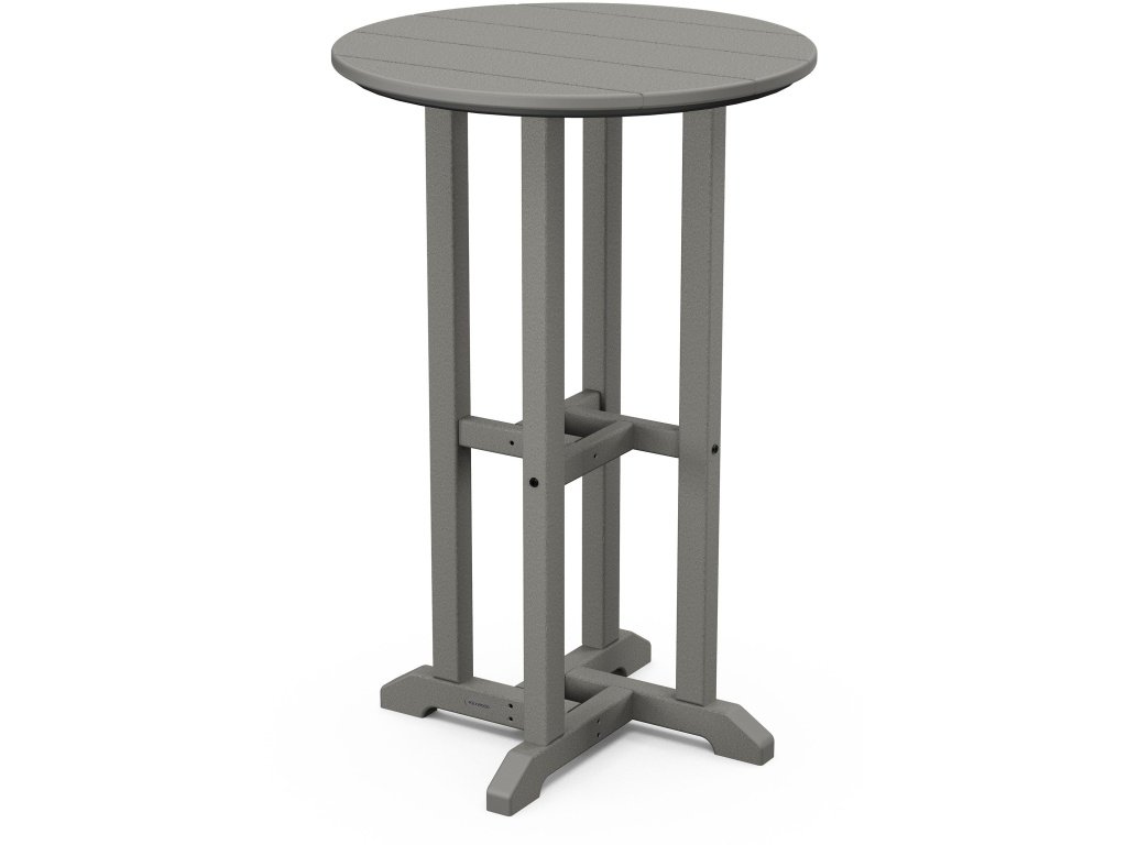 24" Round Farmhouse Counter Bistro Table
