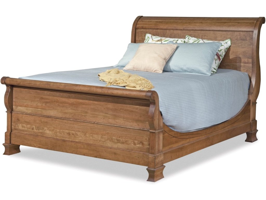 King Master Sleigh Bed