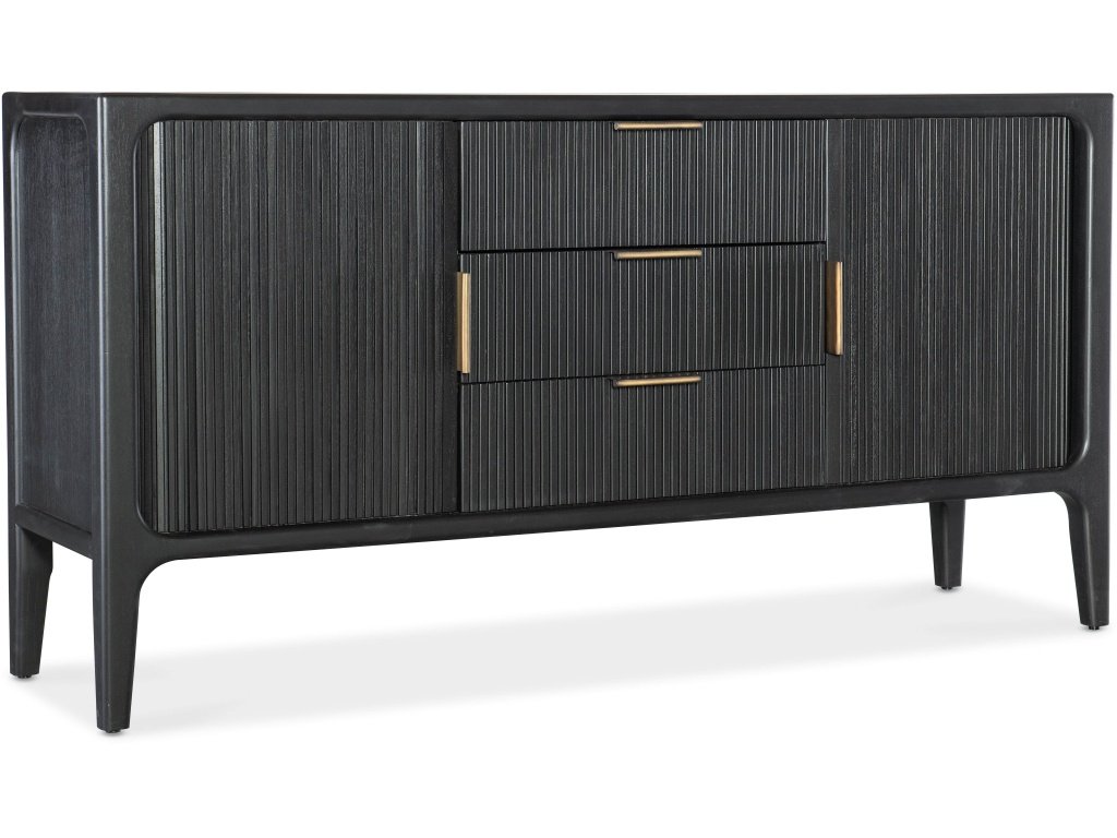 Archer Tambour Sideboard (Black)