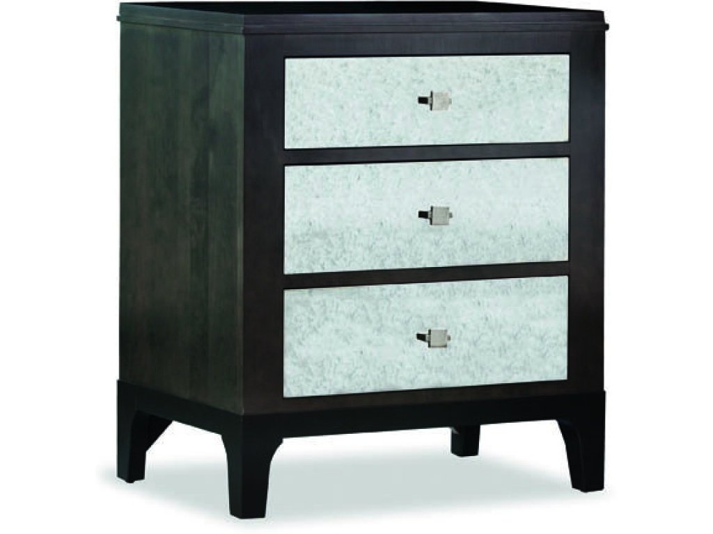 Night Stand W/Mirror Dwr Fronts