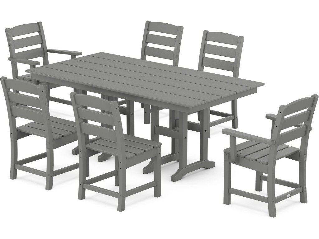 Lakeside 7-Piece Farmhouse Dining Set