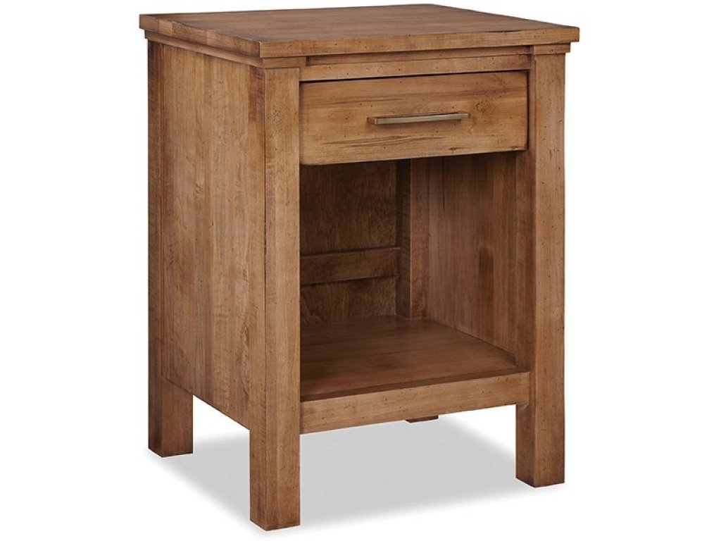 Open Night Stand 1 Drawer w/Power