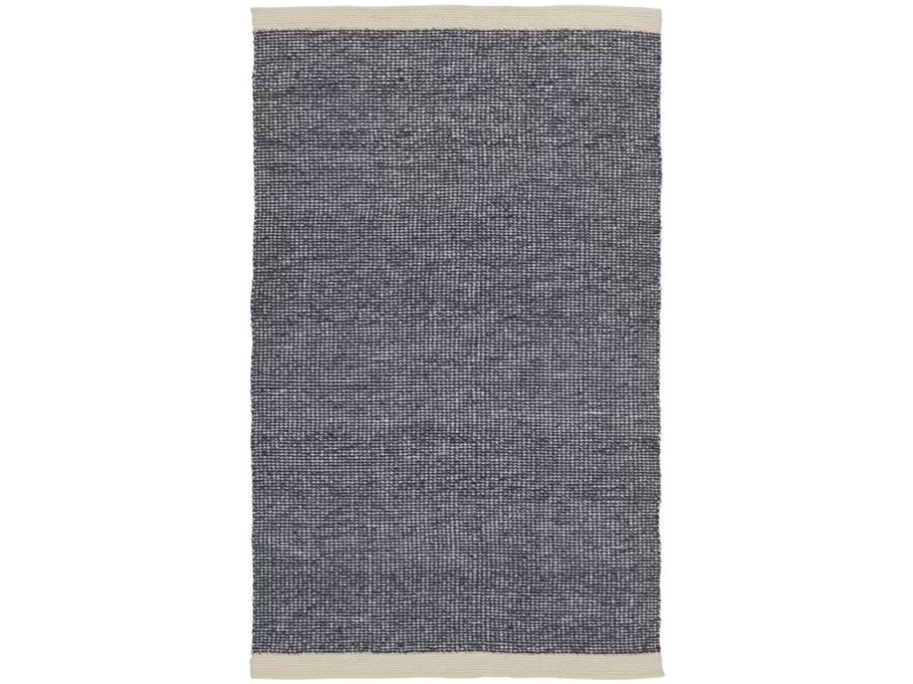 Heathered-and-Knotted Indoor/Outdoor Rug Denim