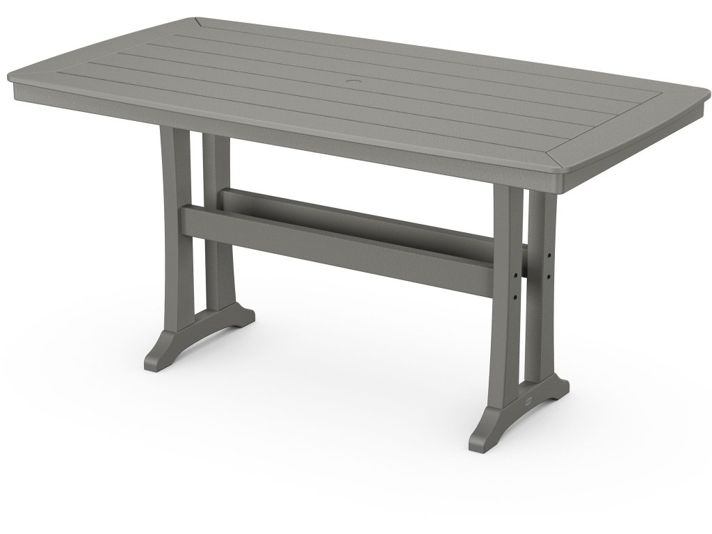 Nautical Trestle 38" X 73" Counter Table