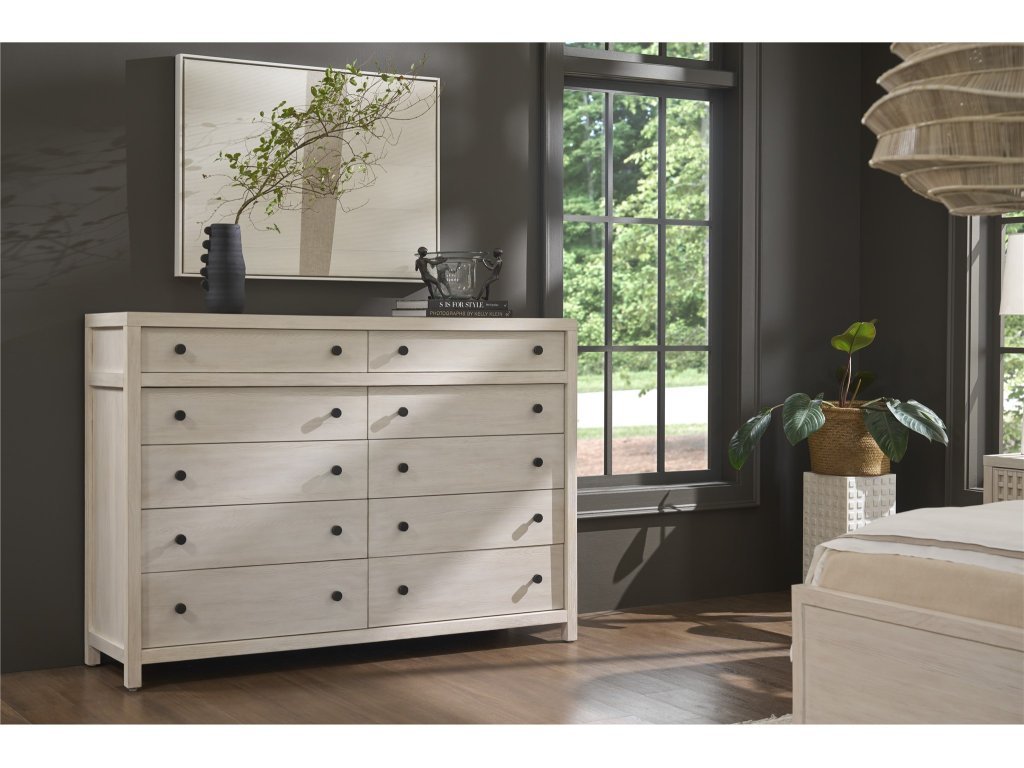 River Rock Ten Drawer Dresser