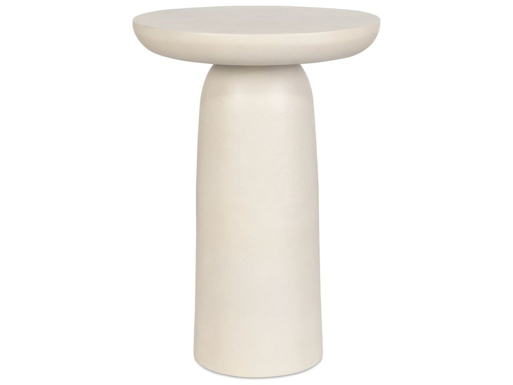 Joppa Outdoor Accent Table, Warm White