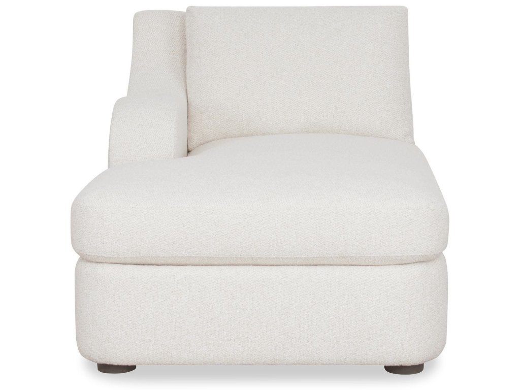 Big Wave Chaise, Left Arm Facing - Snuggle Vanilla