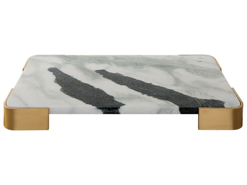 Elevated Tray/Plateau - Panda Marble Medium