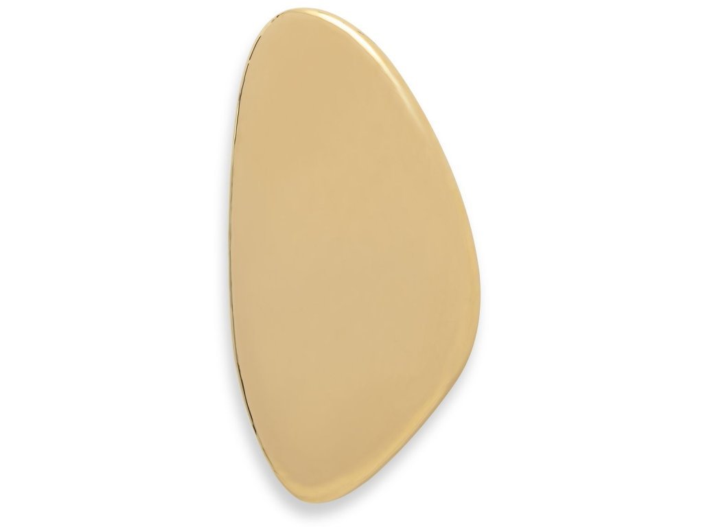 Jelly Bean Wall Sculpture - 42X18 Gold
