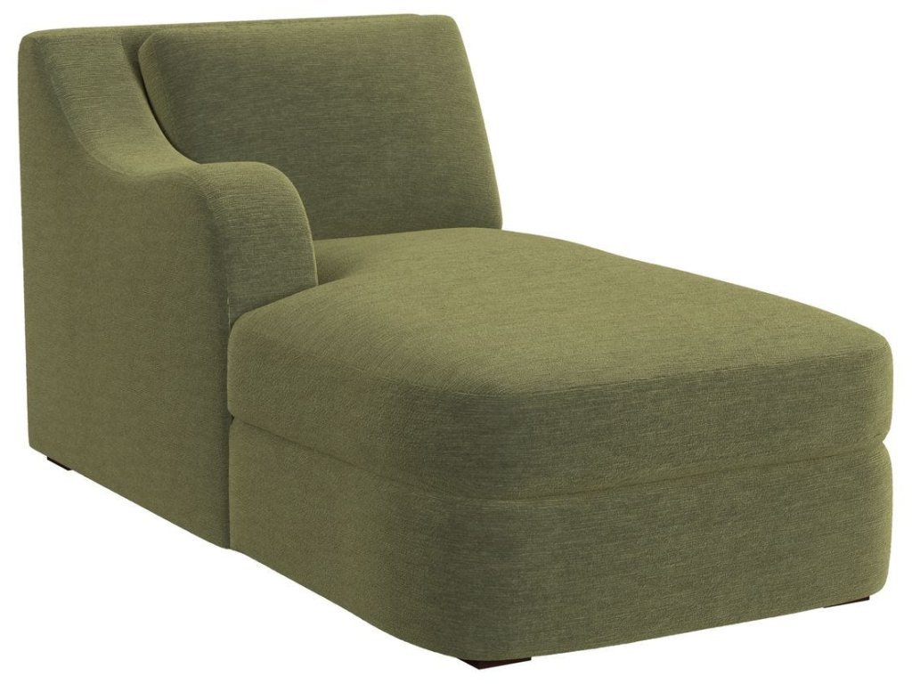 Big Wave Chaise, Left Arm Facing - Antique Loden