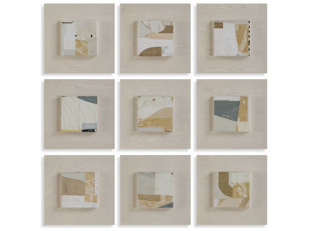 New Wisdom Framed Canvases, S/9