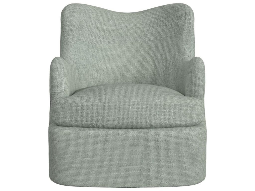 Chit Chat Swivel Chair - Criss Cross Sea Salt
