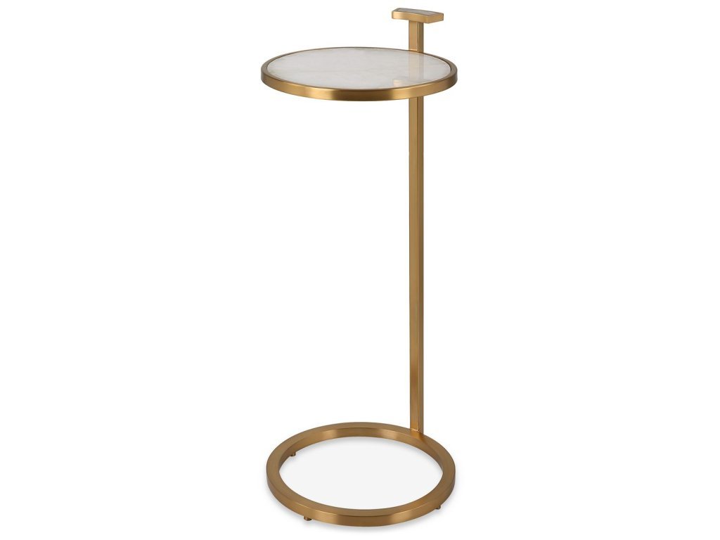 Jewel Pull Up Accent Table - Round