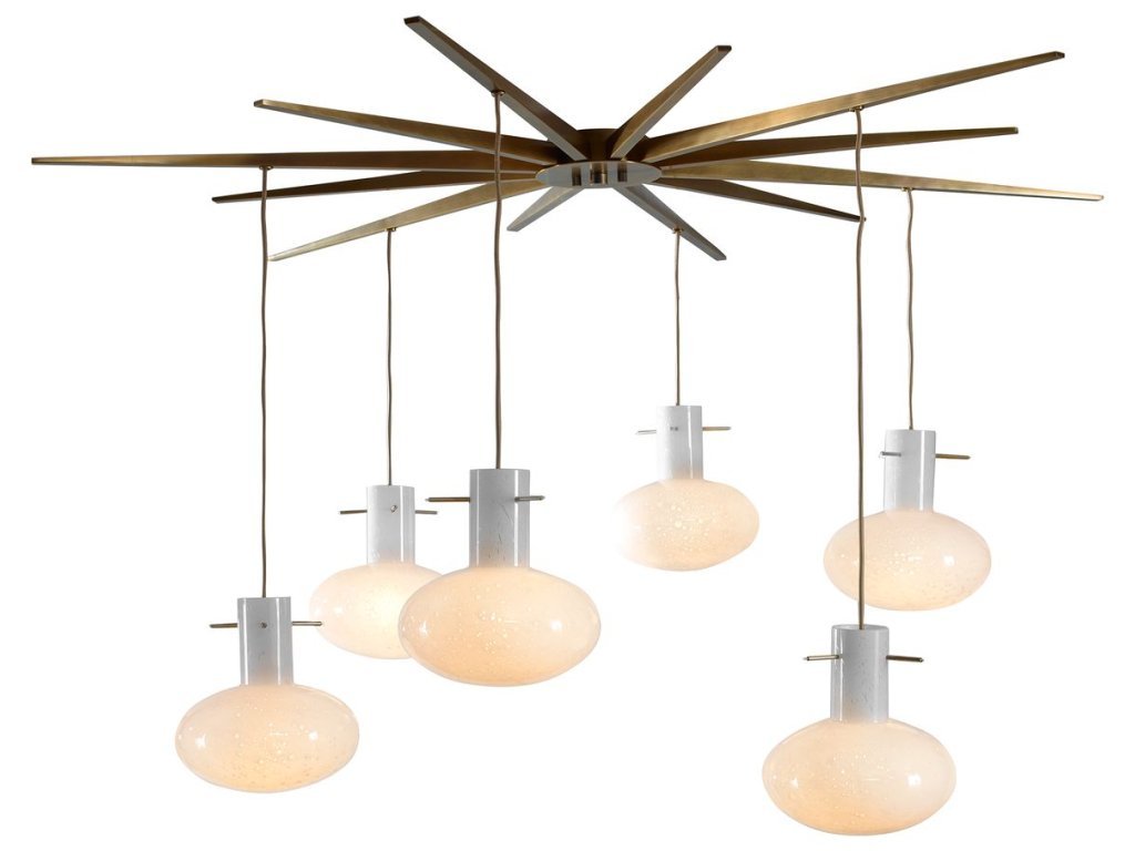 Superstar, 6 Lt Flush Pendant