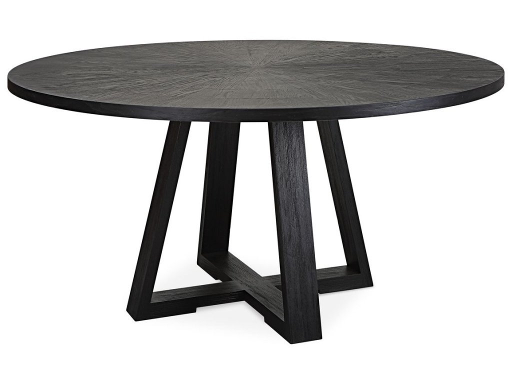Gidran Dining Table, Black, 2 Cartons