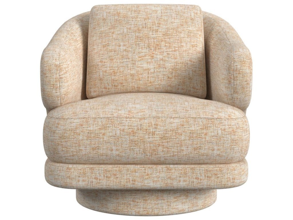 Cuddle Swivel Chair - Thatched Butterscotch