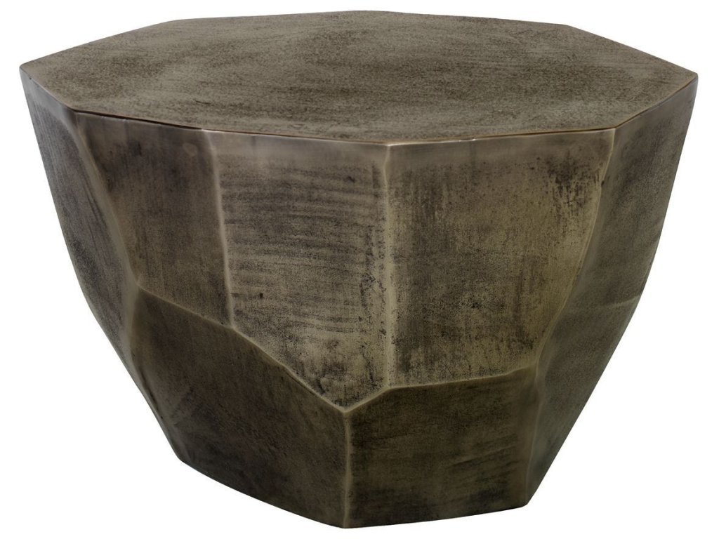 Cathenna Coffee Table - Antiqued Nickel Medium