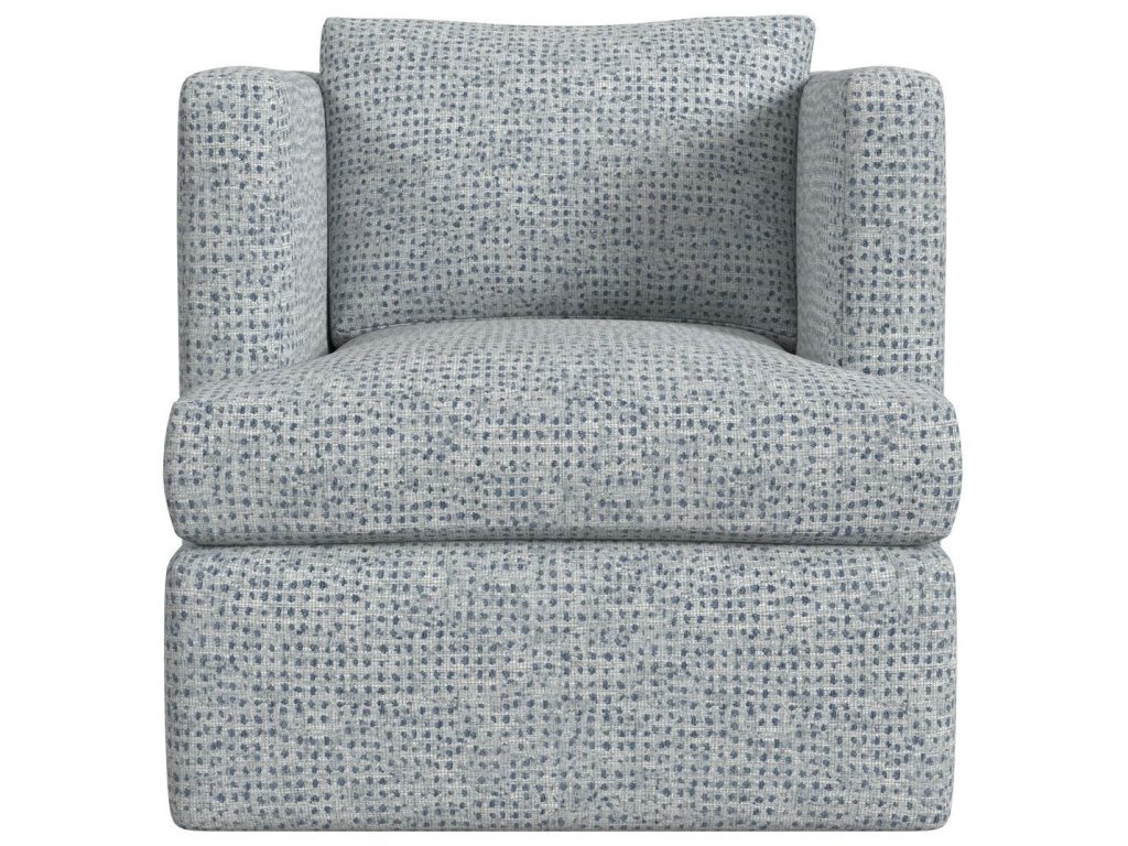 Elevated Swivel Chair - Dashing Blue