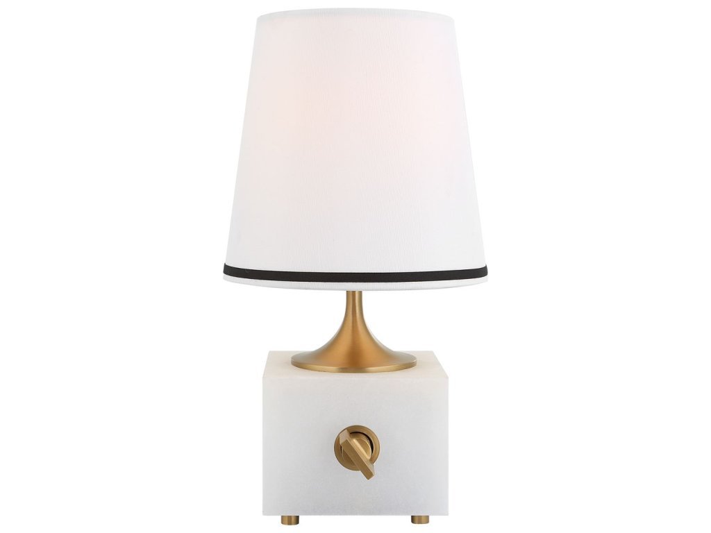 Blockhead Mini Lamp - Satin Brass